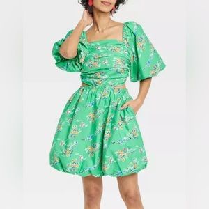 A New Day Cut Out Floral Dress